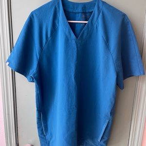 Figs alps blue cobar - Raglan Scrub Top Medium